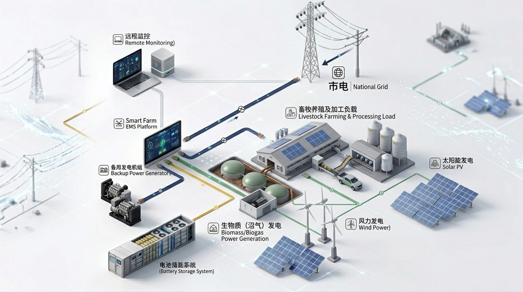 畜牧业微电网场景